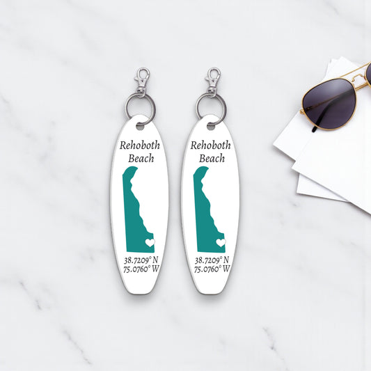 Rehoboth Beach Keychain 2-Pack, Rehoboth Beach, Delaware Keyrings
