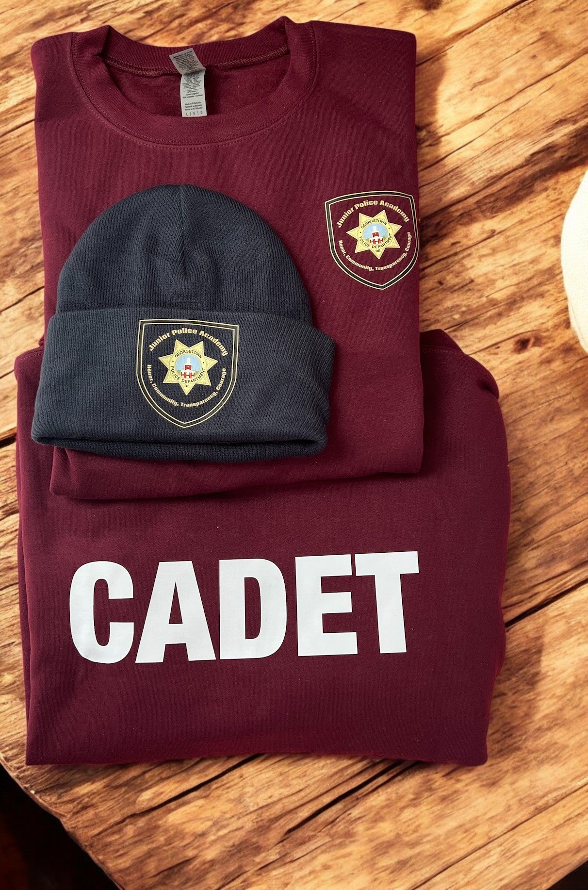 Tshirts, Hats.