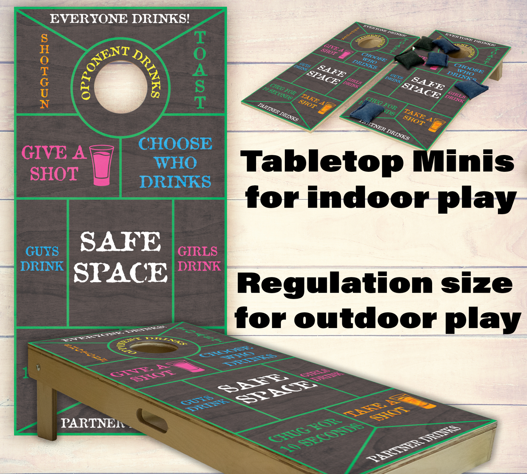 Cornhole Boards, Regulation